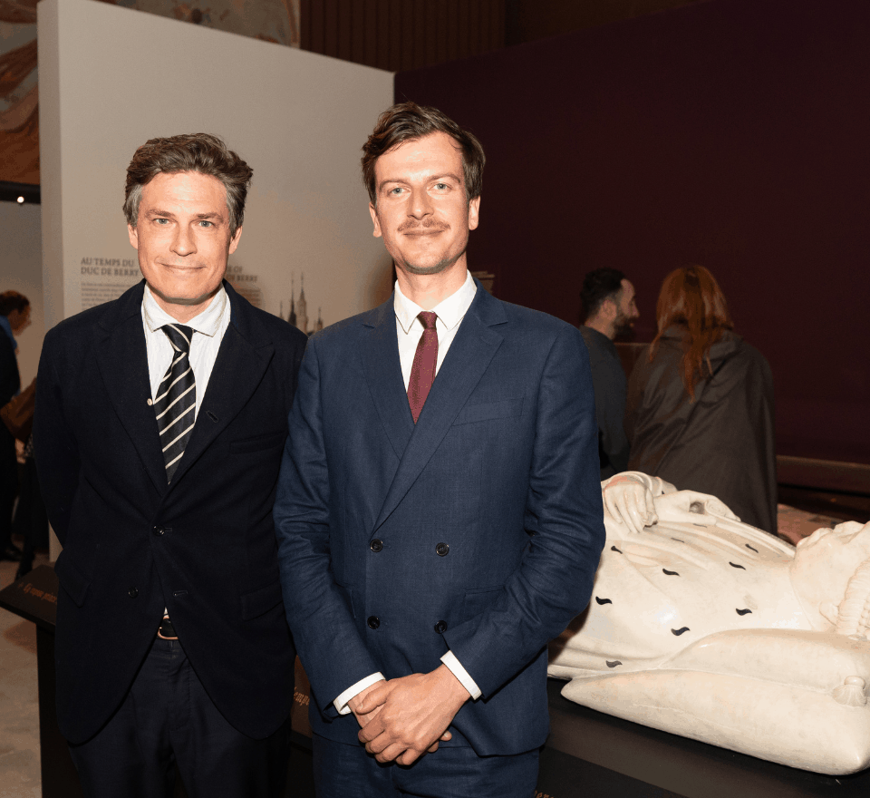 Miguel Perez de Guzman, Délégué général de la Fondation Etrillard, et Mathieu Deldicque, le 7 juin 2025 © Christophe Filleule